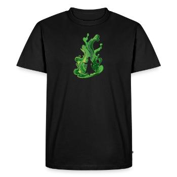 Magician Wizard Stage - Men's Premium Organic T-Shirt - black - Front - Nico (187cm)
