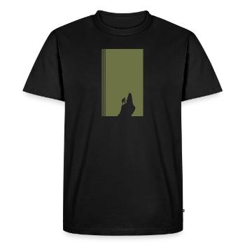 Escalade Climbers Alps - T-shirt Premium bio Homme - noir - Devant - Nico (187cm)