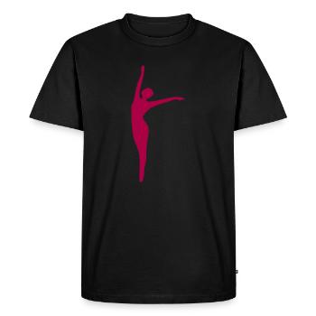 Dancing Dance - Men's Premium Organic T-Shirt - black - Front - Nico (187cm)