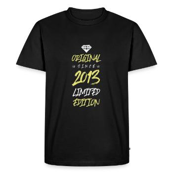 2013 Limited Edition - Men's Premium Organic T-Shirt - black - Front - Nico (187cm)