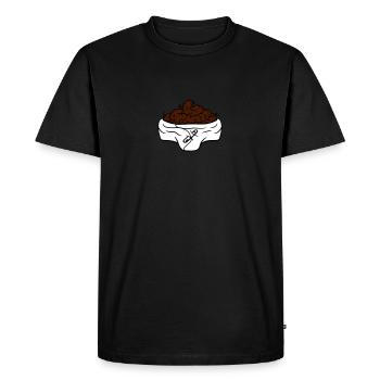 couche bébé, enfant wrap switch kot tas de merde m - T-shirt Premium bio Homme - noir - Devant - Nico (187cm)