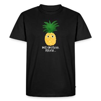 Save the pineapple - Men's Premium Organic T-Shirt - black - Front - Nico (187cm)