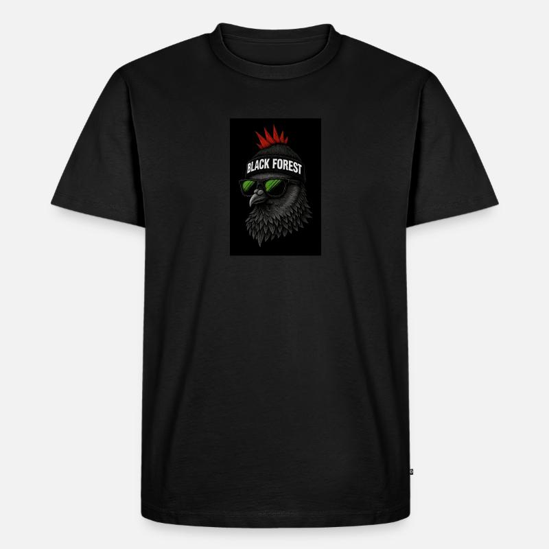 BLACK Forest - Schwarzwald - Männer Premium Bio T-Shirt - Schwarz
