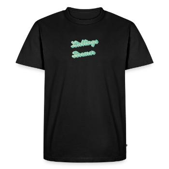 Script rétro préféré des baby-boomers - T-shirt Premium bio Homme - noir - Devant - Nico (187cm)