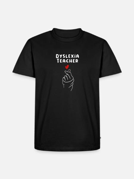 Dyslexia Teacher Dyslexia Gift - Men's Premium Organic T-Shirt - black