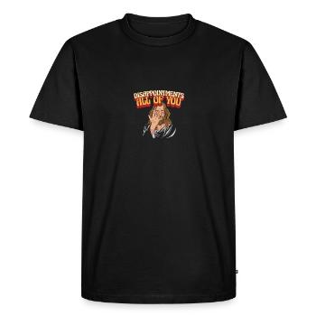 Déceptions à tous drôle Jesus Facepalm - T-shirt Premium bio Homme - noir - Devant - Nico (187cm)