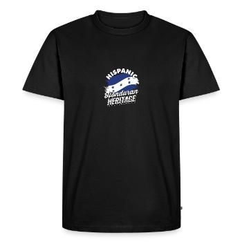 Affichage de la fierté du patrimoine hispanique hondurien, - T-shirt Premium bio Homme - noir - Devant - Nico (187cm)
