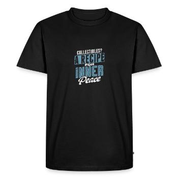 Collection? Une recette pour la paix intérieure - T-shirt Premium bio Homme - noir - Devant - Nico (187cm)