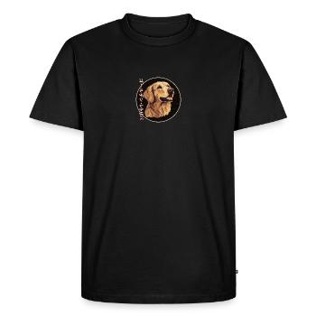 Golden Retriever japonais - T-shirt Premium bio Homme - noir - Devant - Nico (187cm)