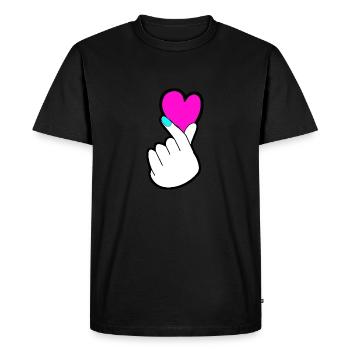 Pop Seoul Design Fan K Pop Motif Cadeau - T-shirt Premium bio Homme - noir - Devant - Nico (187cm)