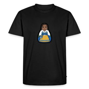 Sverigestintan Tanya - T-shirt Premium bio Homme - noir - Devant - Nico (187cm)