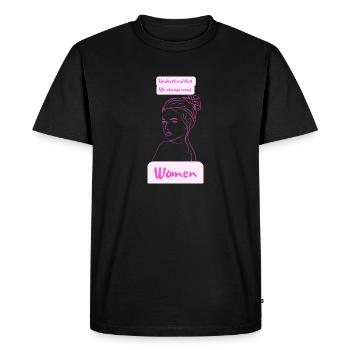 comprendre que nous avons toujours besoin de femmes - T-shirt Premium bio Homme - noir - Devant - Nico (187cm)