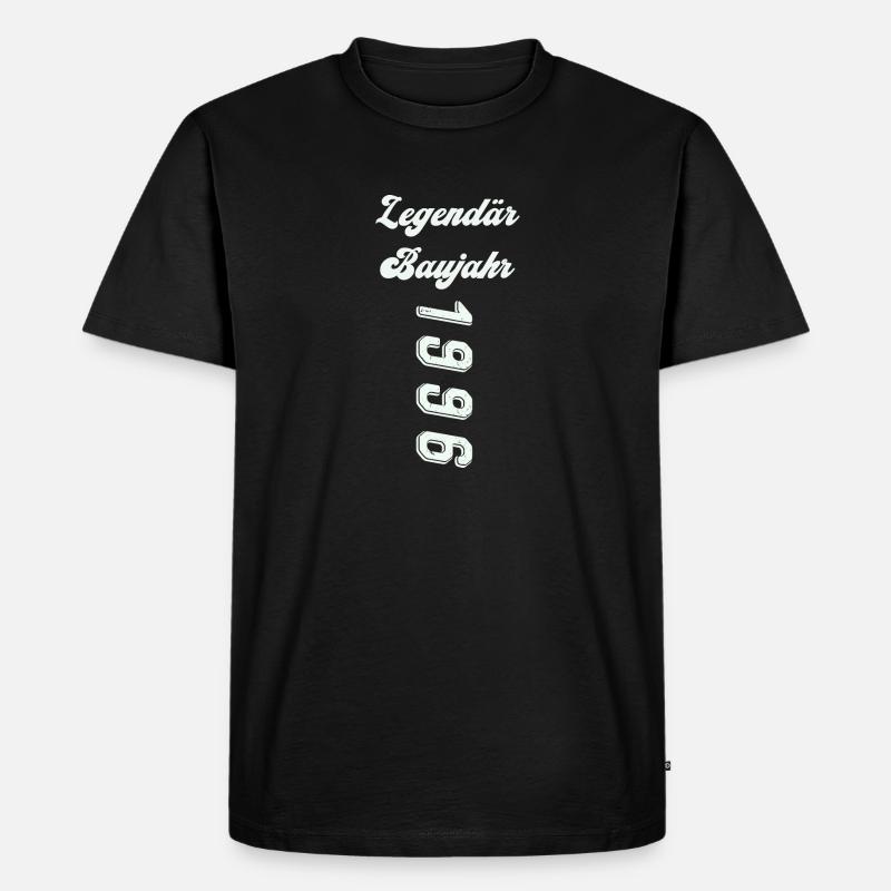 1996 - Männer Premium Bio T-Shirt - Schwarz