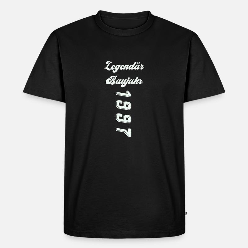 1997 - Männer Premium Bio T-Shirt - Schwarz