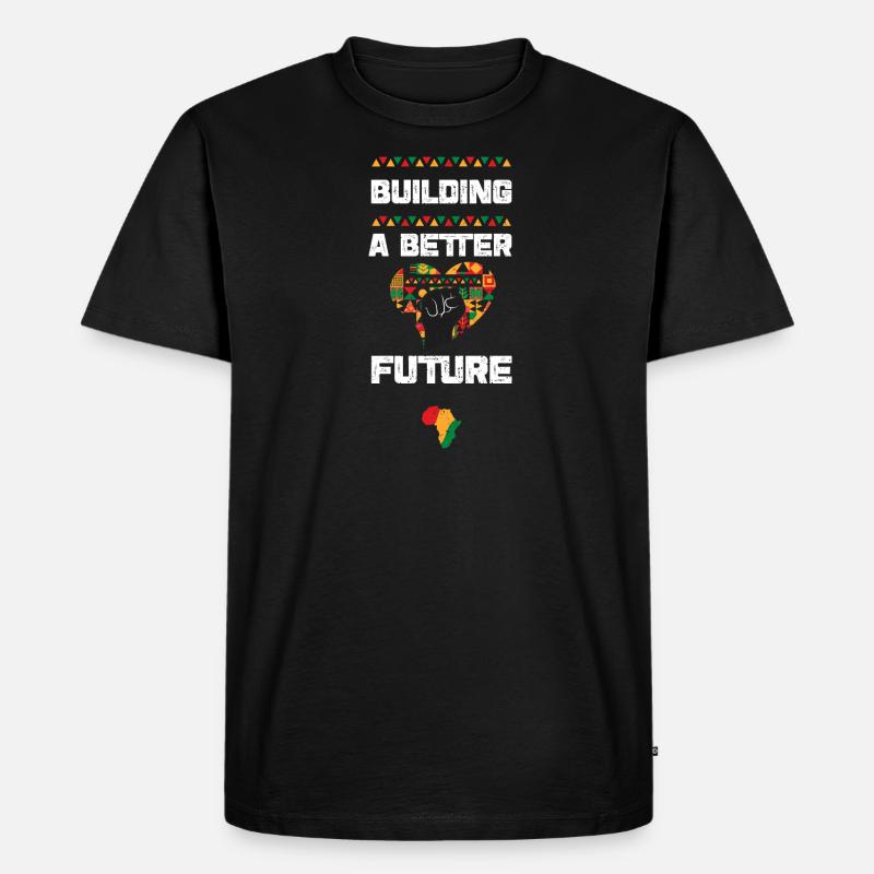 Building a Better Future - Men's Premium Organic T-Shirt - black