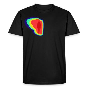 Streetwear Anime Thermal - Das Original - Männer Premium Bio T-Shirt - Schwarz - Vorne - Nico (187cm)