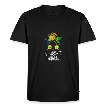Saint-Vincent-et-les Grenadines - T-shirt Premium bio Homme - noir - Devant - Nico (187cm)