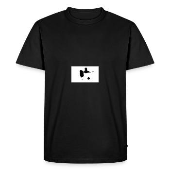 Carte GUADELOUPE fond noir - T-shirt Premium bio Homme - noir - Devant - Nico (187cm)
