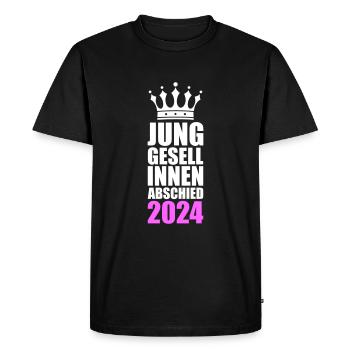 Hen party 2024 - Men's Premium Organic T-Shirt - black - Front - Nico (187cm)