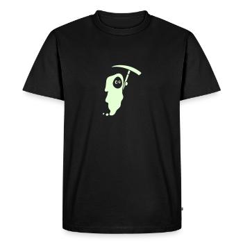 Faucheur Mort - T-shirt Premium bio Homme - noir - Devant - Nico (187cm)