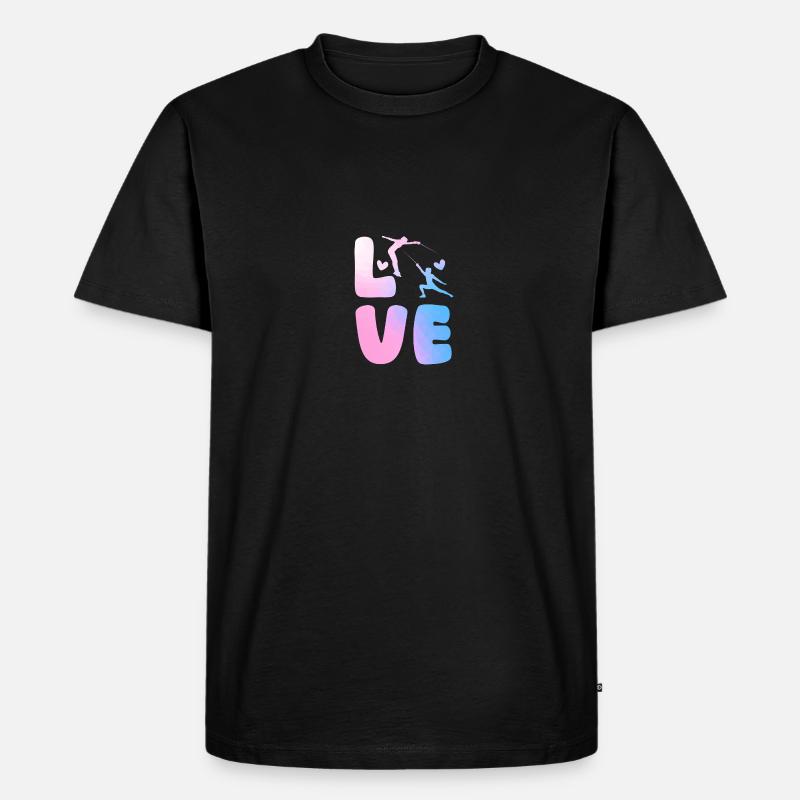 Fechter Fechten - Männer Premium Bio T-Shirt - Schwarz