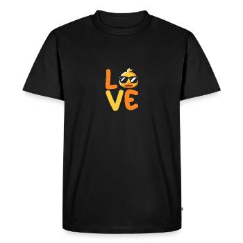 Ducks - Men's Premium Organic T-Shirt - black - Front - Nico (187cm)