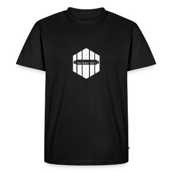 Harmonica Harmonica - Men's Premium Organic T-Shirt - black - Front - Nico (187cm)