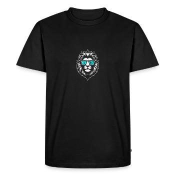 Leo Jonas - Men's Premium Organic T-Shirt - black - Front - Nico (187cm)
