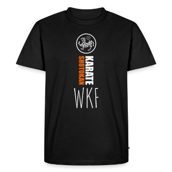 karaté shotokan italie wkf - T-shirt Premium bio Homme - noir - Devant - Nico (187cm)