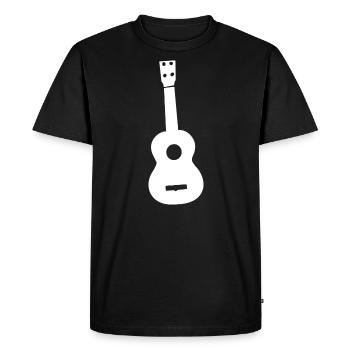 guitare - T-shirt Premium bio Homme - noir - Devant - Nico (187cm)