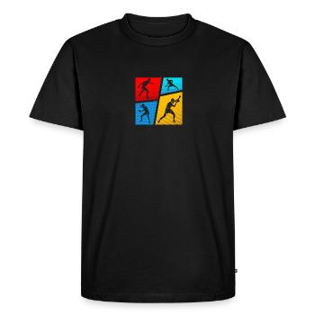 Table tennis player Table tennis - Men's Premium Organic T-Shirt - black - Front - Nico (187cm)