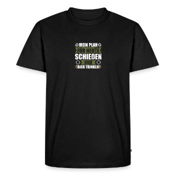 My Plan Sport Shooting Shooting Festival Sport shooter - Men's Premium Organic T-Shirt - black - Front - Nico (187cm)