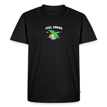 Foil krass Wingsurfer Wing Surf Wing Foil - T-shirt Premium bio Homme - noir - Devant - Nico (187cm)