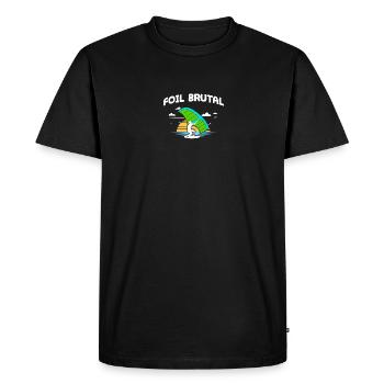 Foil brutal Wingsurfer Wing Surf Wing Foil - T-shirt Premium bio Homme - noir - Devant - Nico (187cm)