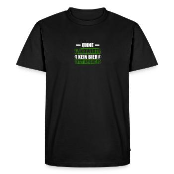 Sans Tracteur Agriculteur Agriculteur Agriculteur - T-shirt Premium bio Homme - noir - Devant - Nico (187cm)