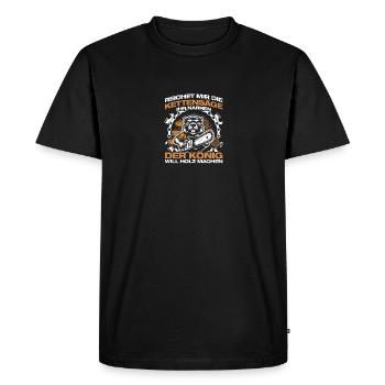 Tronçonneuse Bois Bûcheron Forester Forester - T-shirt Premium bio Homme - noir - Devant - Nico (187cm)