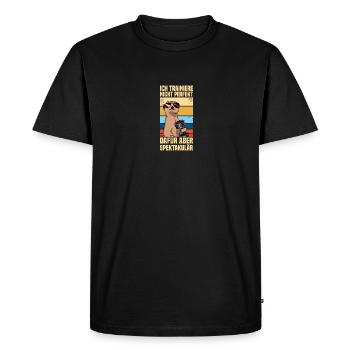 Entraînement Musculation Musculation Gym Musculation Musculation - T-shirt Premium bio Homme - noir - Devant - Nico (187cm)