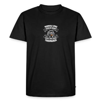 Cool Grandpas Musculation Musculation Gym Musculation Musculation - T-shirt Premium bio Homme - noir - Devant - Nico (187cm)