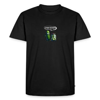Is that you Bro?! Cucumber Pickle Cucumber Lovers - Men's Premium Organic T-Shirt - black - Front - Nico (187cm)