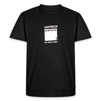 36th Birthday Born 1988 Birthday Gift - Men's Premium Organic T-Shirt - black - Front - Nico (187cm)