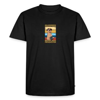 Compétences de bowling Bowling Bowlers Bowlers - T-shirt Premium bio Homme - noir - Devant - Nico (187cm)