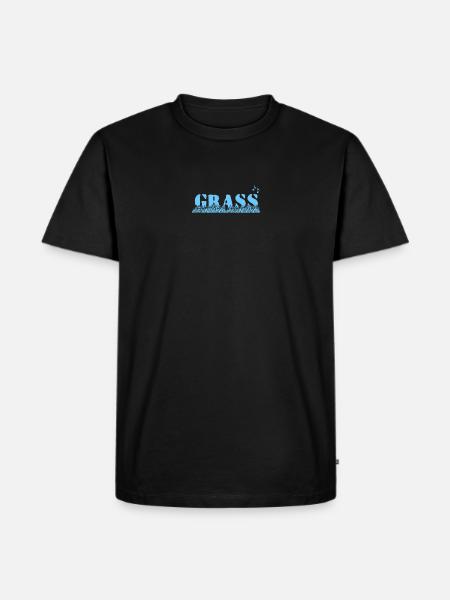 Grass Country Bluegrass Banjo Player - Men's Premium Organic T-Shirt - black