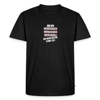 That the cart runs Tuning mechanic mechanic mechanic - Men's Premium Organic T-Shirt - black - Front - Nico (187cm)