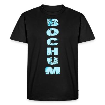 Bochum Germany City Font Skyline Home - Men's Premium Organic T-Shirt - black - Front - Nico (187cm)