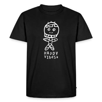 AMBIANCE JOYEUSE Vaudou Masculin - T-shirt Premium bio Homme - noir - Devant - Nico (187cm)
