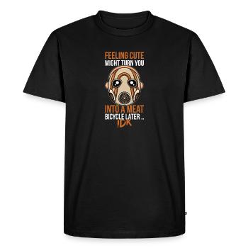Feeling Cute Borderlands Psycho Border Mask Gift - Men's Premium Organic T-Shirt - black - Front - Nico (187cm)