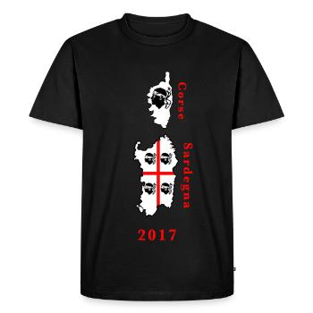 Corse-Sardegna-2017 - Men's Premium Organic T-Shirt - black - Front - Nico (187cm)