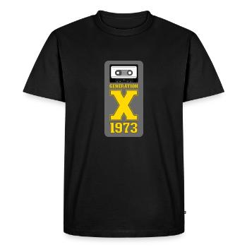1973 Generation X Punk - Men's Premium Organic T-Shirt - black - Front - Nico (187cm)