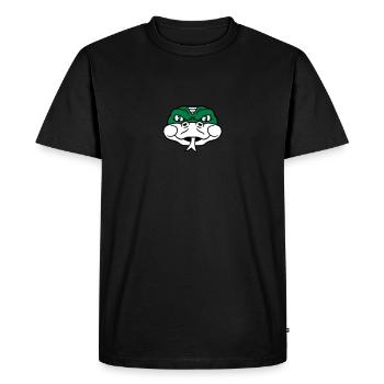 conception de bande dessinée colère dangereux serp - T-shirt Premium bio Homme - noir - Devant - Nico (187cm)