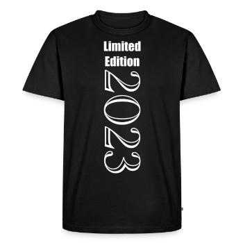 2023 Édition Limitée Version Limitée Limitée - T-shirt Premium bio Homme - noir - Devant - Nico (187cm)